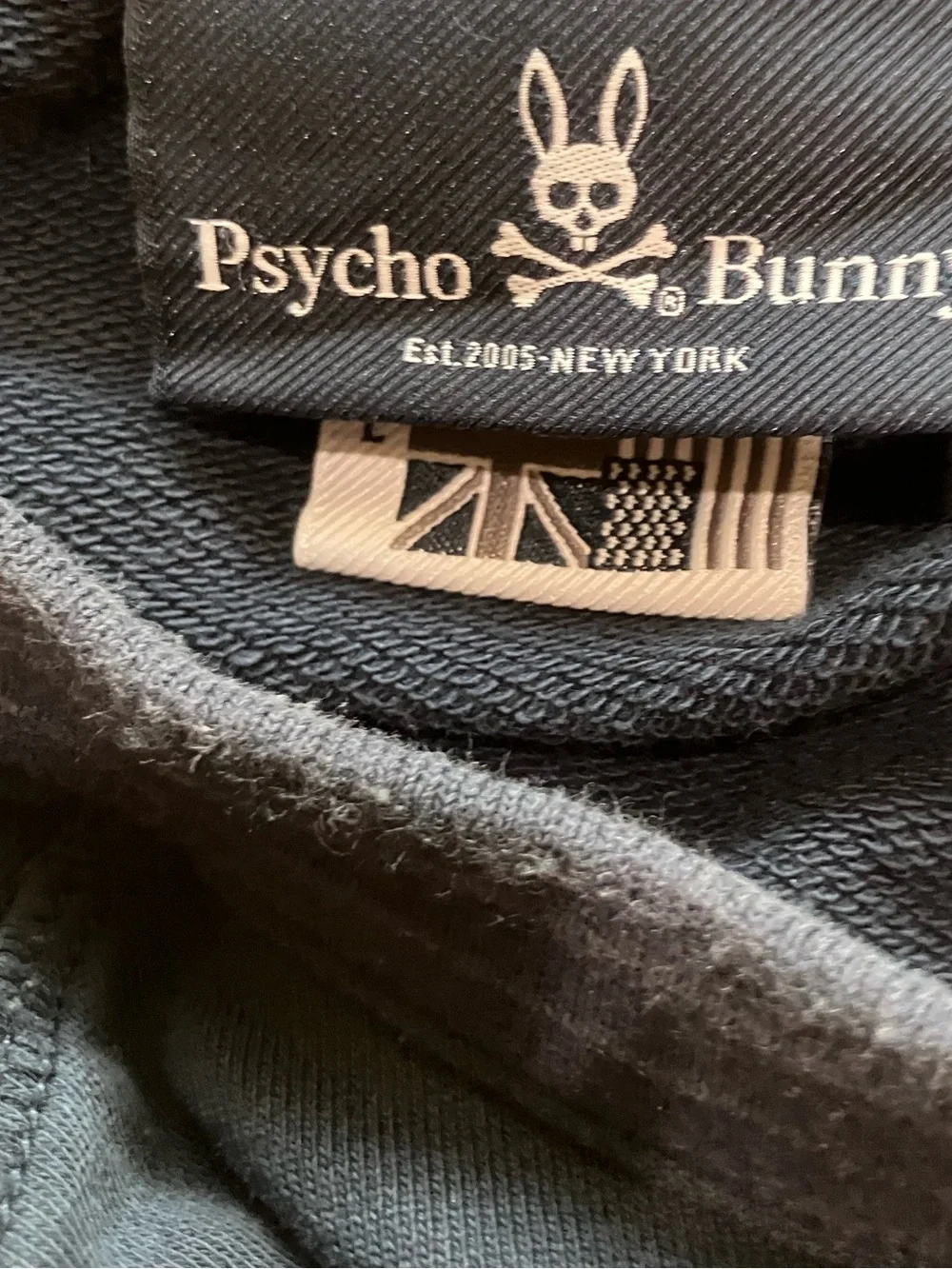 Psycho Bunny Navy Blue sweatshirt